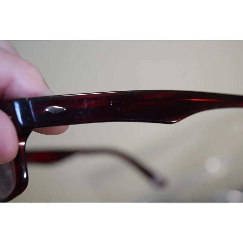 VIVID EYEWEAR 7002 127 49-17-145 RED EYEGLASSES Red WORN LOOK